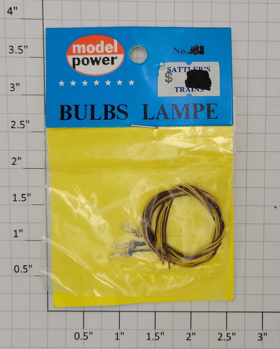 Model Power 381 12-16 Volt Grain of Wheat Clear Light Bulb (Pack of 3)