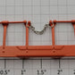Lionel 18217-216 Orange Metal SD-40 Diesel Loco End Handrail with Chain