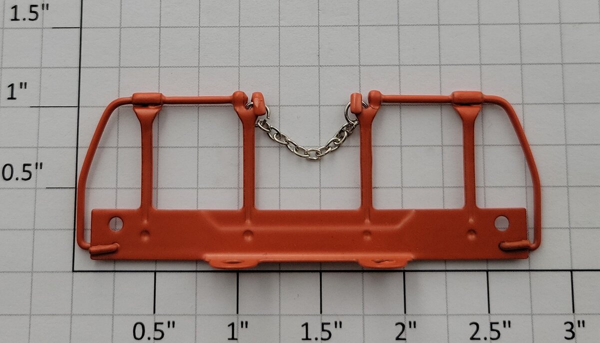 Lionel 18217-216 Orange Metal SD-40 Diesel Loco End Handrail with Chain