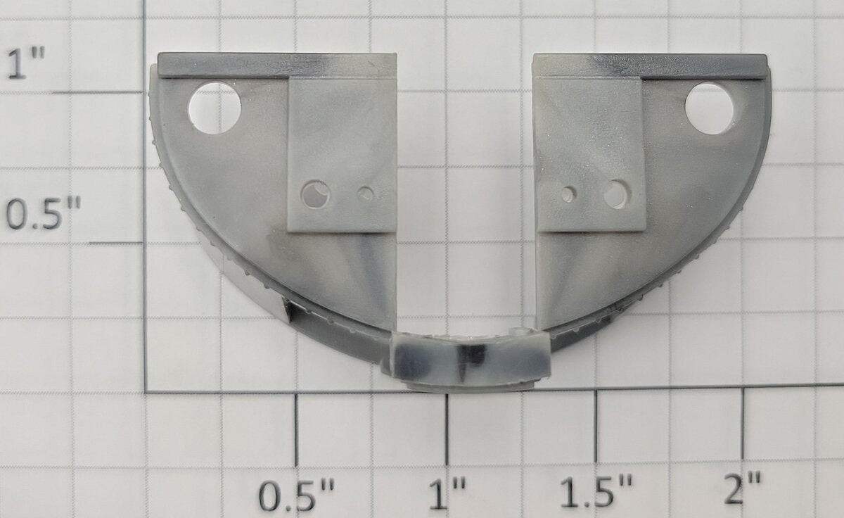 S-Helper 661-11-02-G Unpainted Gray Gradient Front Unit Pilot