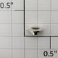 S-Helper M053R2 Nickel Large Flat Head Rivet