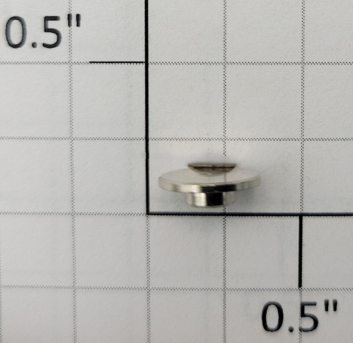 S-Helper M053R2 Nickel Large Flat Head Rivet
