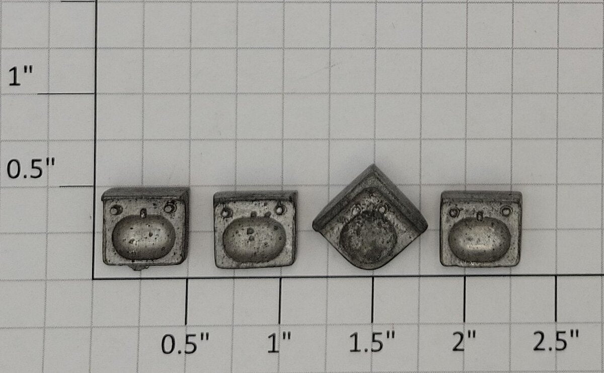 Acme 933-15 Die-Cast Sink Assortment (Bag of 4)
