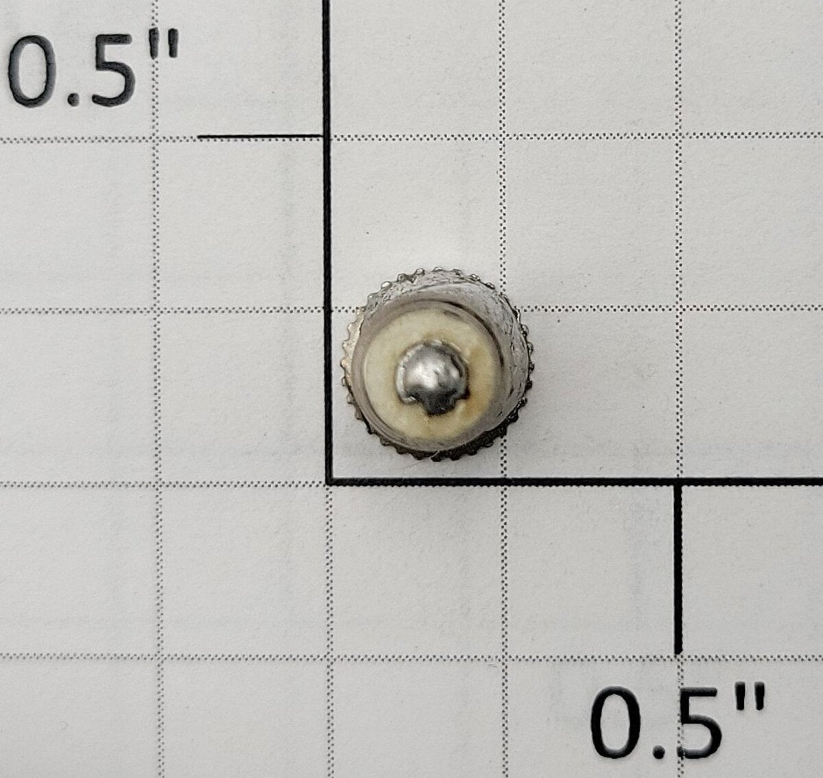 S-Helper 512-2008 Small Bulb Nickel Screw Base