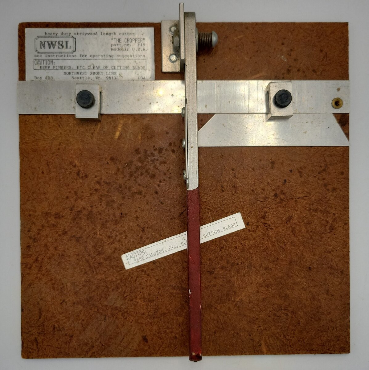 NWSL F49 All Gauge "The Chopper" Heavy Duty Cutting Tool 7.75" x 7.75"
