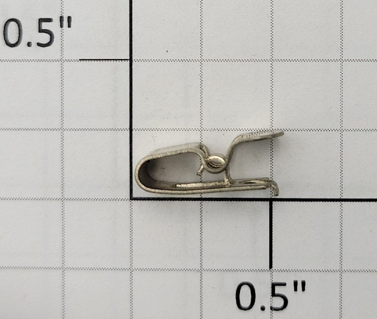 S-Helper 659-M071R1 S Scale Nickel Fahnestock