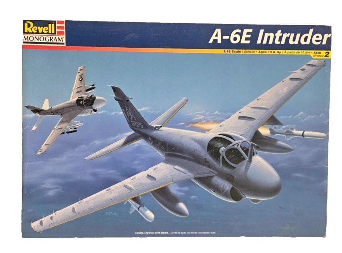 Revell 4578 A-6E 1:48 Scale Intruder Airplane 