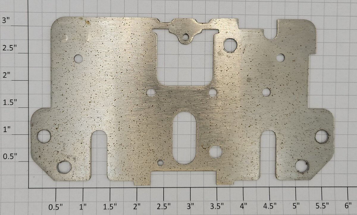 Lionel 400E-3 Bild a Loco Back Bearing Plate with Some Holes Drilled Out Larger
