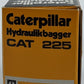 NZG 143 1:87 Scale Diecast Caterpillar 225 Excavator EX/Box