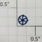 S-Helper 656-04-06-BL Reefer Plastic Blue Brake Wheel