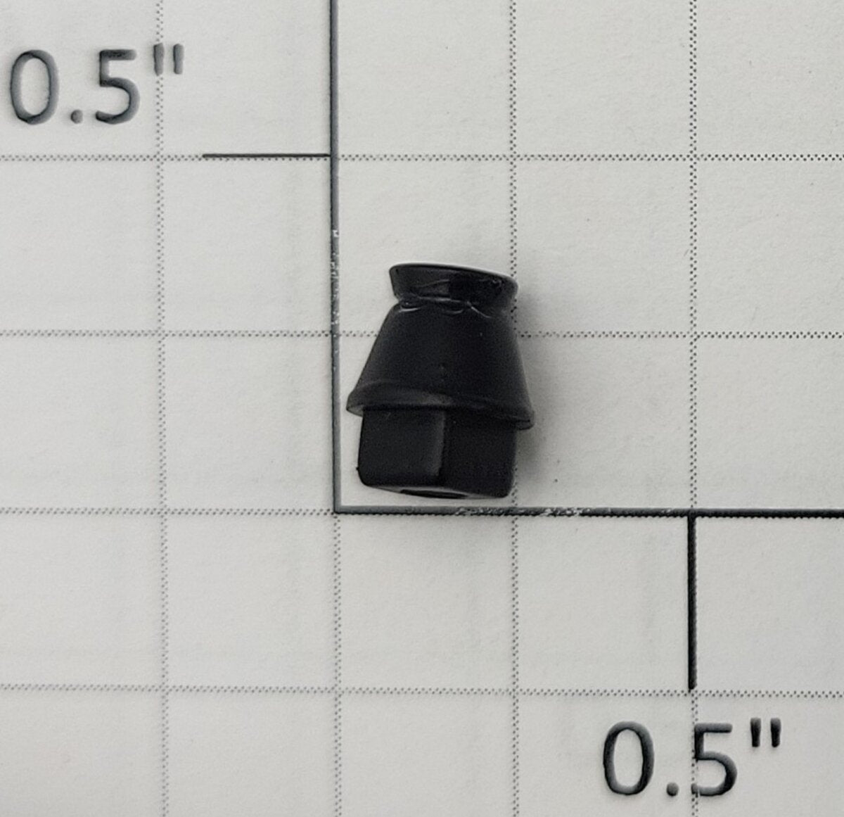 S-Helper 1493-02-03-BL Assembled Black Short Smoke Stack