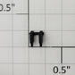 S-Helper 1278-04-04-BL Hopper Black Plastic Centerbeam Bracket