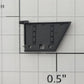 S-Helper 1278-04-10-BK Hopper Black Plastic Right Side Door