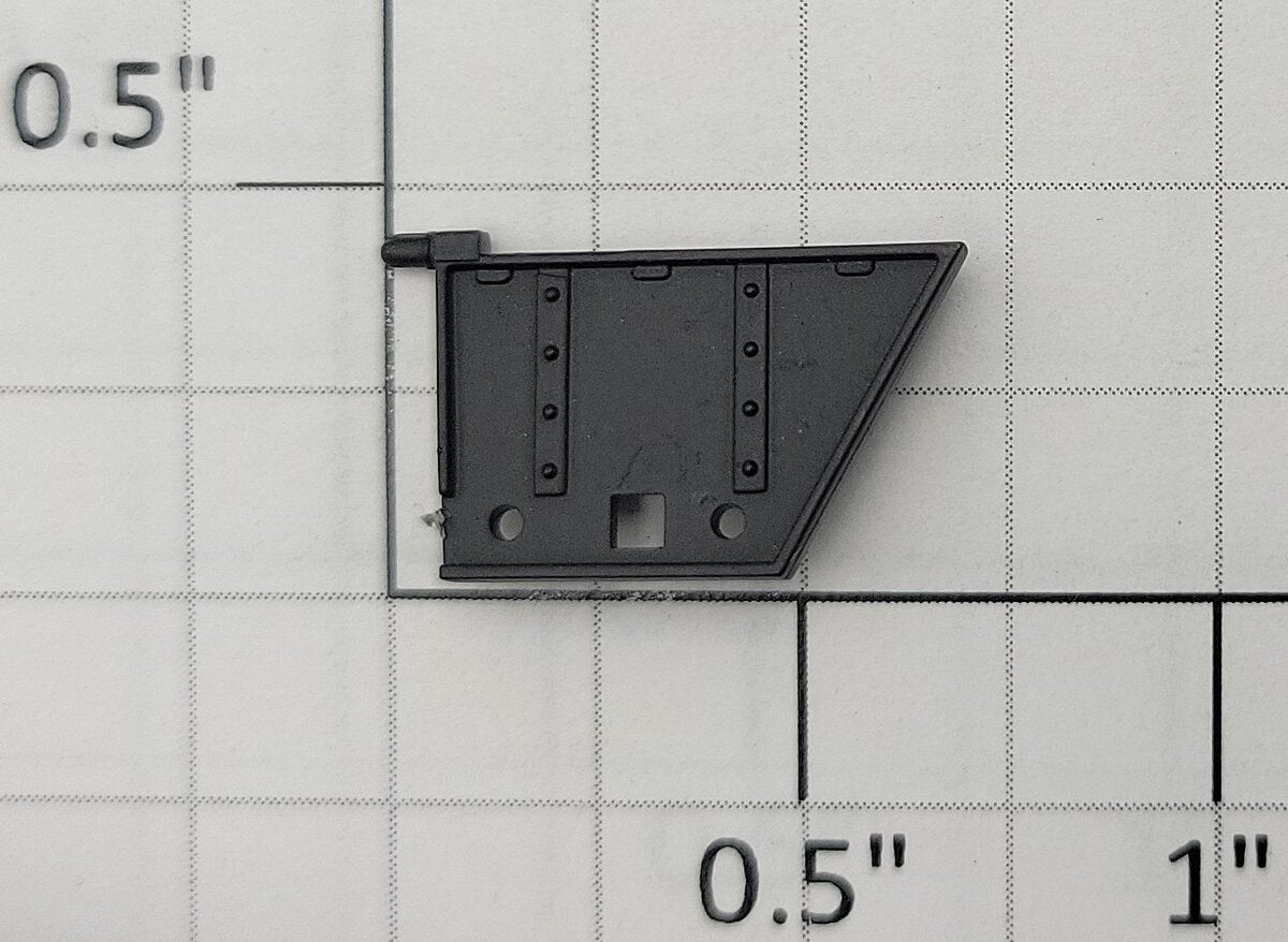 S-Helper 1278-04-10-BK Hopper Black Plastic Right Side Door