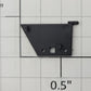 S-Helper 1278-04-10-BK Hopper Black Plastic Right Side Door