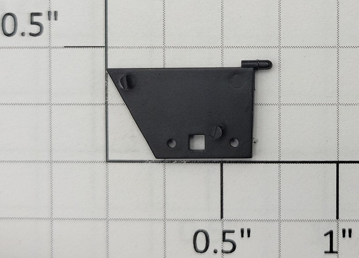 S-Helper 1278-04-10-BK Hopper Black Plastic Right Side Door