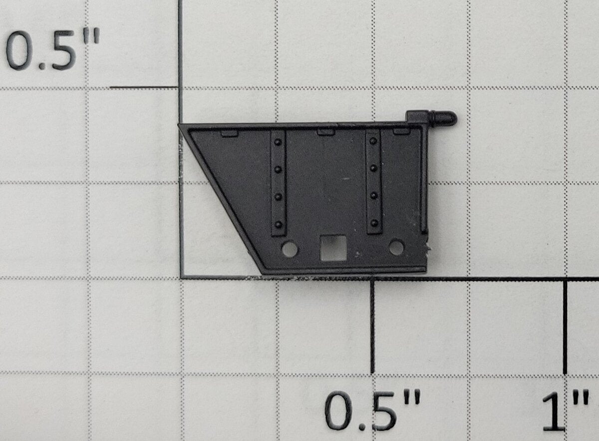 S-Helper 1278-04-02-BK Hopper Black Plastic Left Side Door