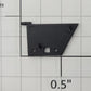 S-Helper 1278-04-02-BK Hopper Black Plastic Left Side Door