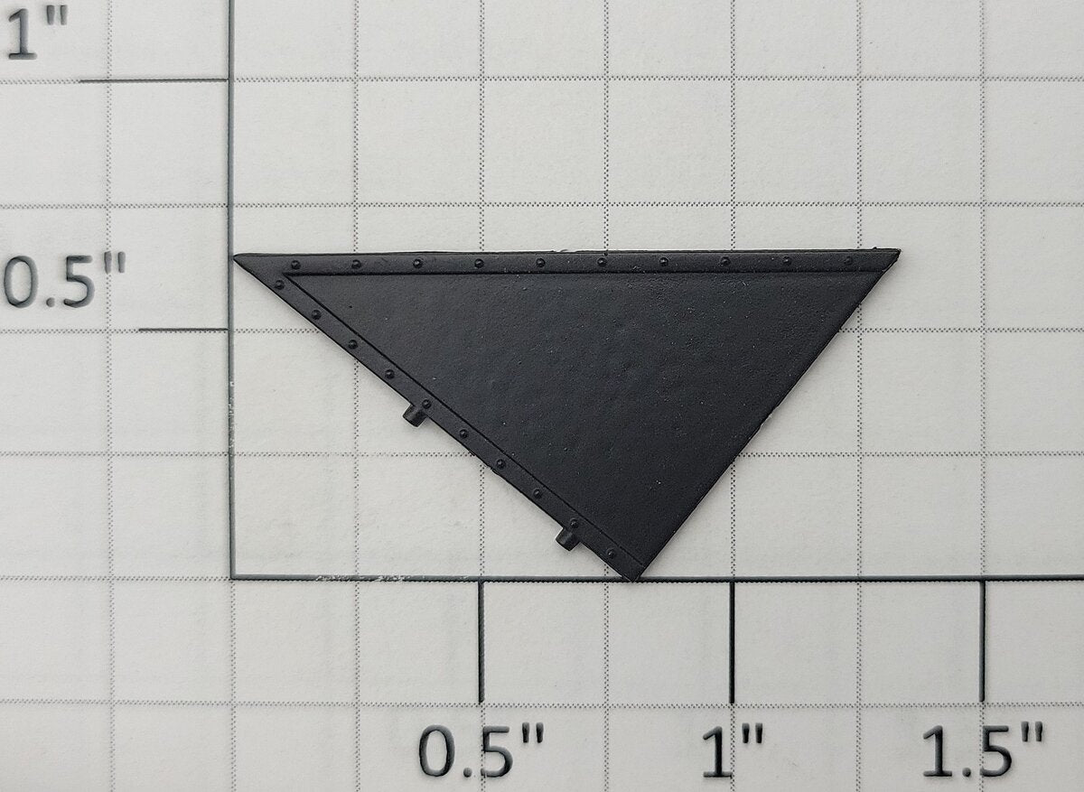 S-Helper 1278-06-07-BK Black Plastic Bay Offset Divider