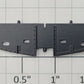 S-Helper 1278-04-01-BK Black Plastic Vertical Bolster