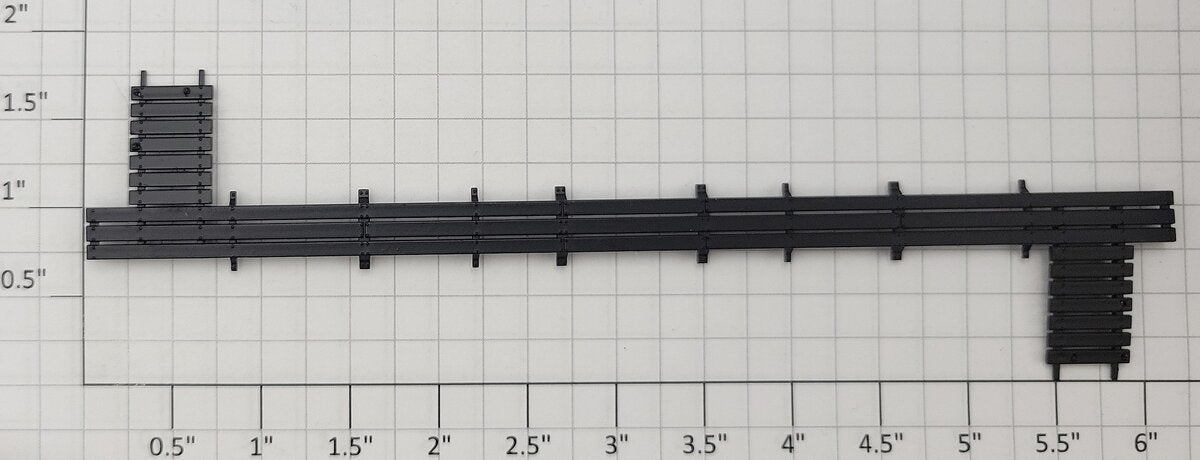 S-Helper 1278-04-03-BK Black Plastic Hopper Roofwalk