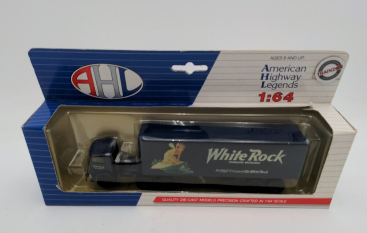 AHL L52403 1:64 Scale Blue White Rock Die Cast Mack Truck & Trailer