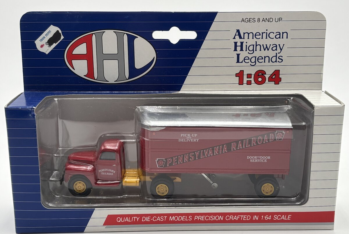 AHL L55104 1:64 Ford F-7 Tractor Trailer - Pennsylvania RR