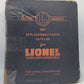 Lionel 1949-A Lionel Service Manual & Replacement Parts Catalog Year 1949