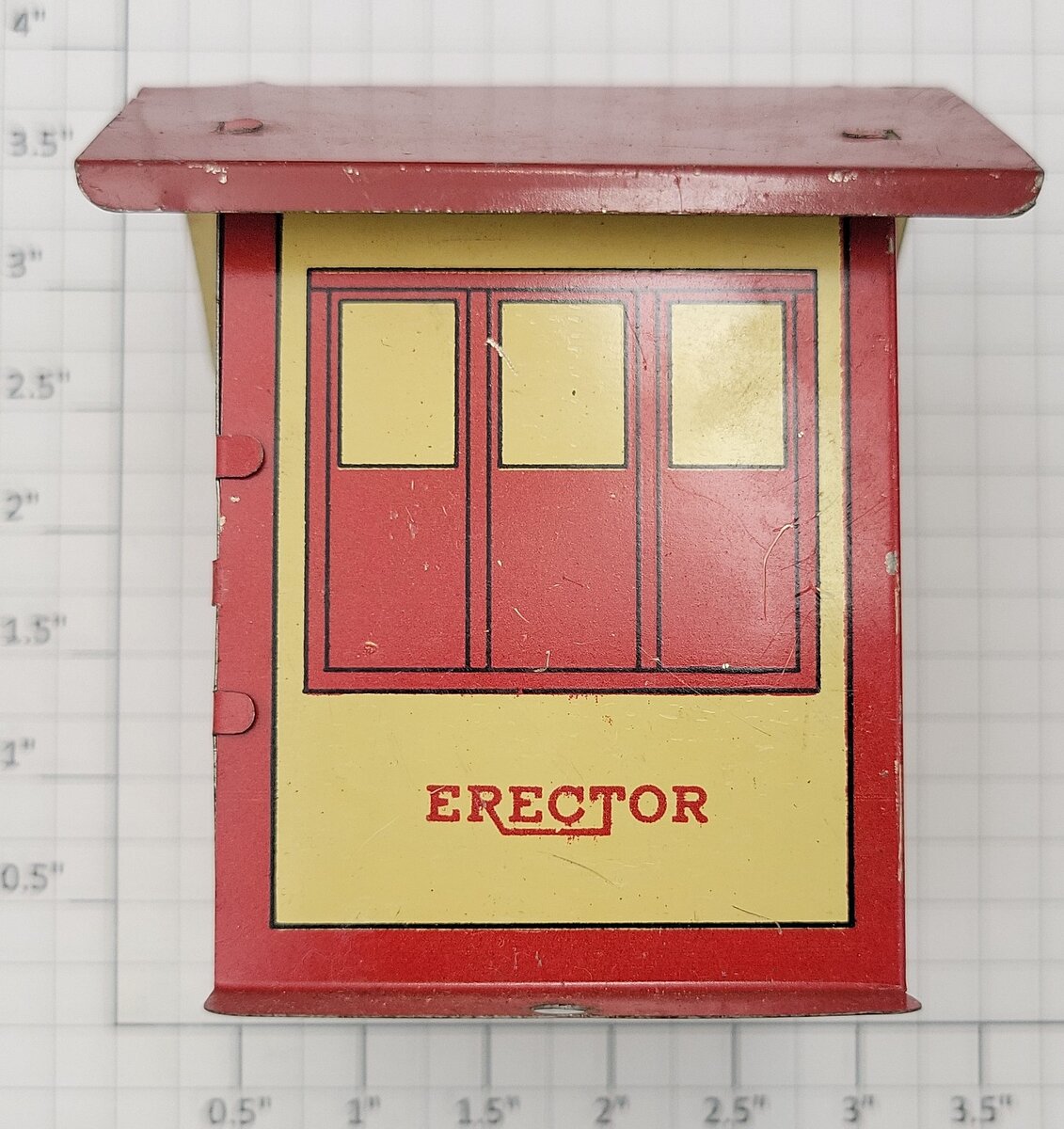 American Flyer 1947-925X Vintage Gilbert Erector Tinplate Metal Shed