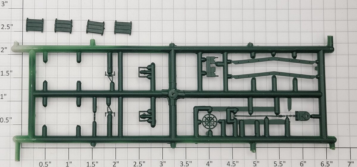 S-Helper 652-03-DG Dark Green Stock Car / Box Car Trim Set