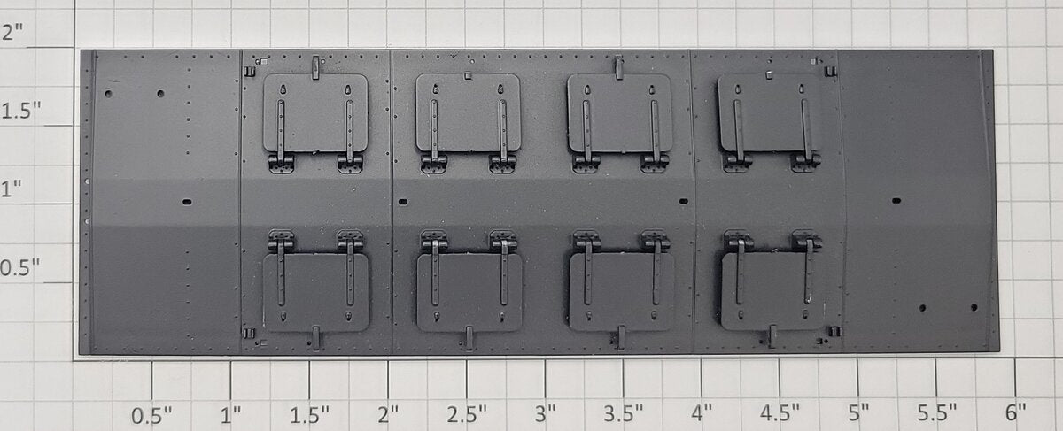 S-Helper 1278-05-10-BK Black Hopper Roof Assembly with Hatch Covers