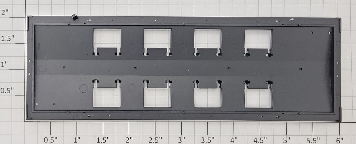 S-Helper 1278-05-10-BK Black Hopper Roof without Hatch Covers