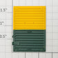 S-Helper 652-03-GY Green / Yellow Box Car Door without Panel