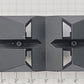 S-Helper 1278-08-02-BK Black Plastic Underframe / Hopper Bottom