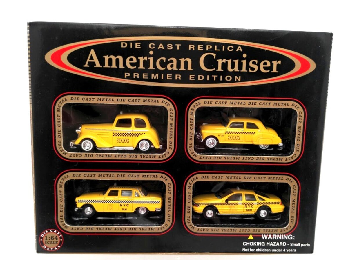 Golden Wheels 14414 1:64 Scale American Cruiser TAXI Series Premier Edition