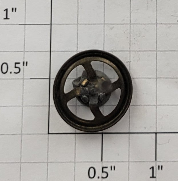 Lionel 211-15 3/4" Early Brass Brake Wheel with 3" Shaft #200-500 Series