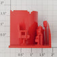Lionel 14537-135X Red F-3 Santa Fe Cab Interior without Figures