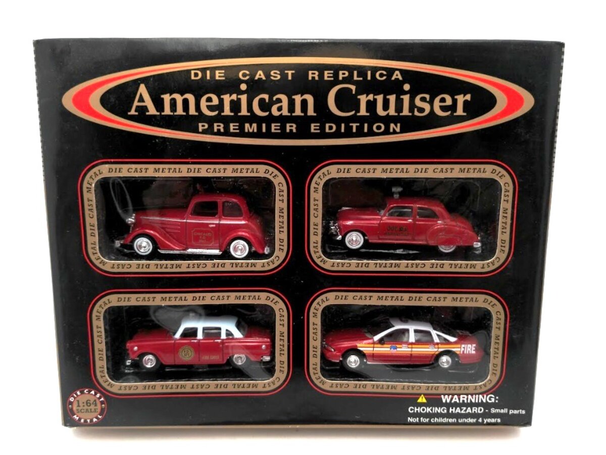Golden Wheels 14414 1:64 1:64 Scale American Cruiser Fire Series Premier Edition
