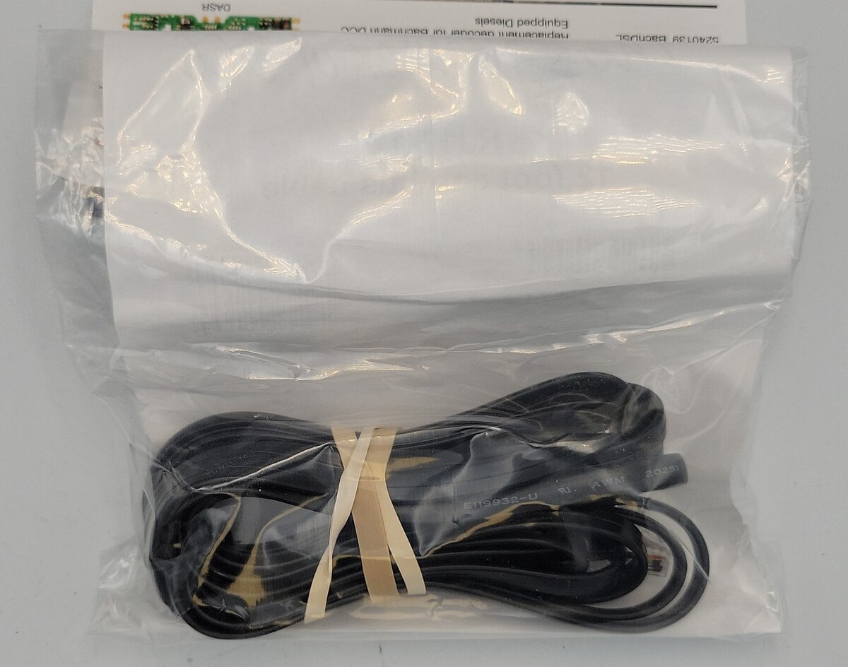 NCE Corporation 5240214 12' Cab Throttle Bus 6-Wire Flat Cable w RJ12 Connectors