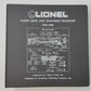 Lionel 1970-1986 Lionel Parts and Exploded Diagrams Manual