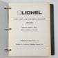 Lionel 1970-1986 Lionel Parts and Exploded Diagrams Manual