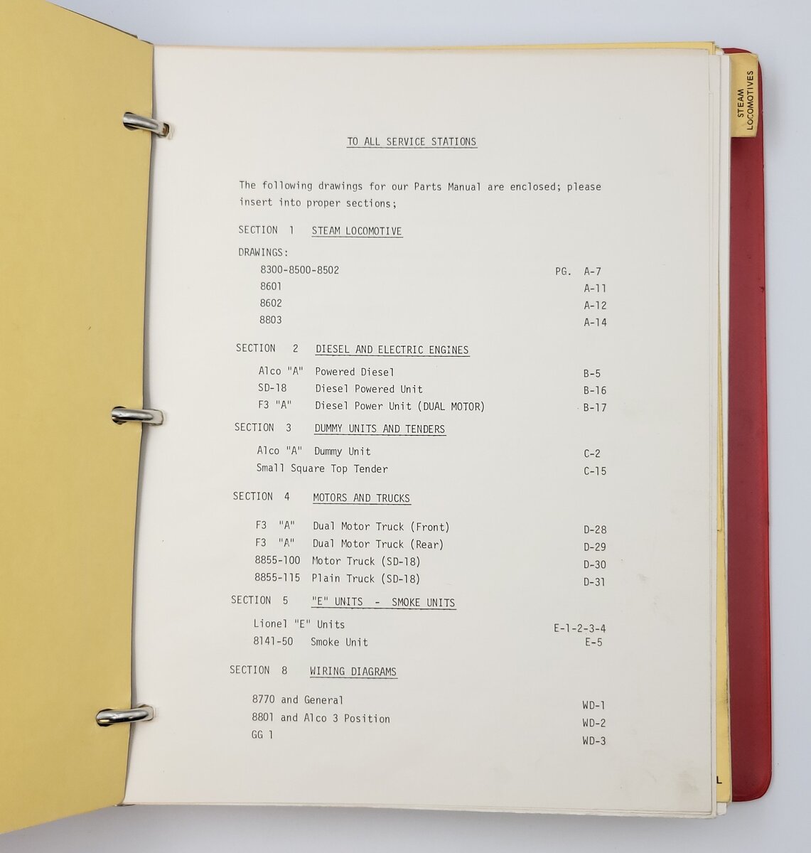 Lionel 21-550 1977-1979 Parts Manuals, Volumes 1&2 (Set of 2)