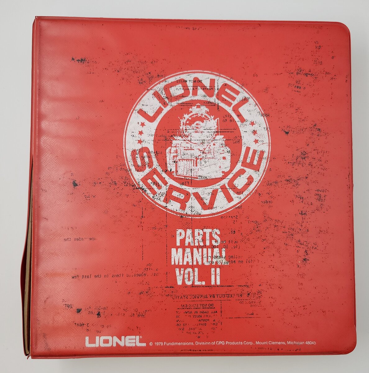 Lionel 21-550 1977-1979 Parts Manuals, Volumes 1&2 (Set of 2)