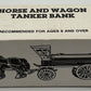 Ertl 2143 Baltimore Gas and Electric Co Horse and Wagon Tanker Bank