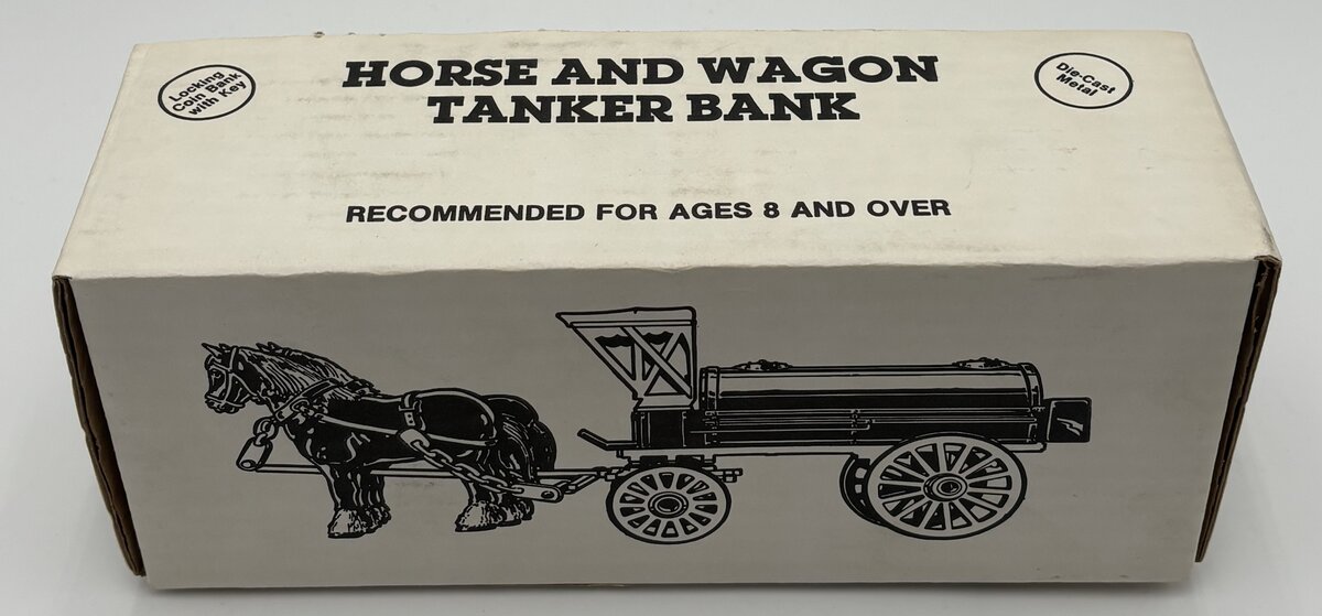 Ertl 2143 Baltimore Gas and Electric Co Horse and Wagon Tanker Bank