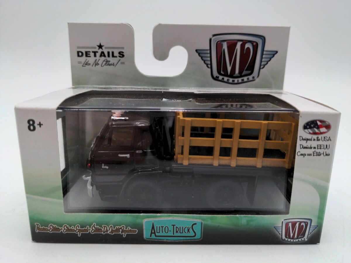 M2 Machines R50 1:64 1966 Dodge L600 Stake Bed Truck