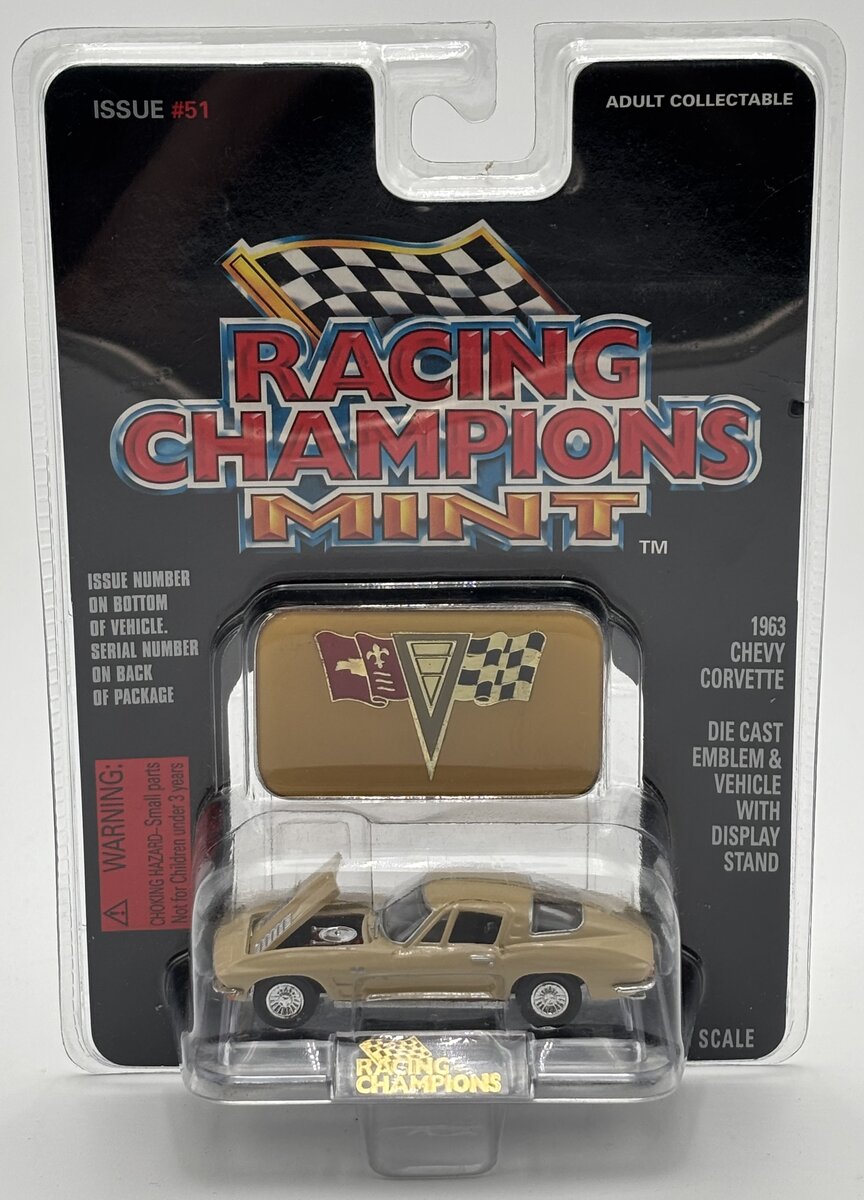 Racing Champions 08100-08110 1:53 1963 Chevy Corvette #51