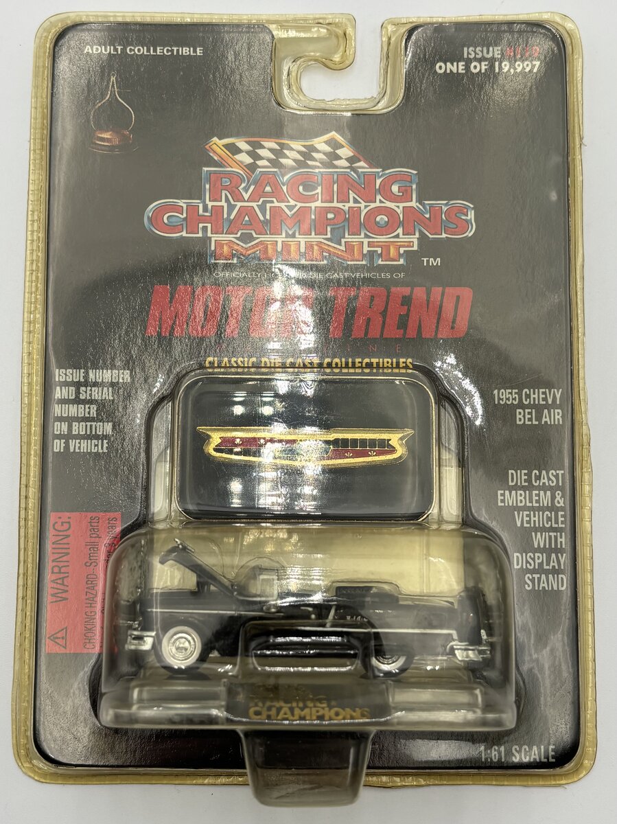 Racing Champions 08100-08135 1:61 #119 Black 1955 Chevy Bel Air
