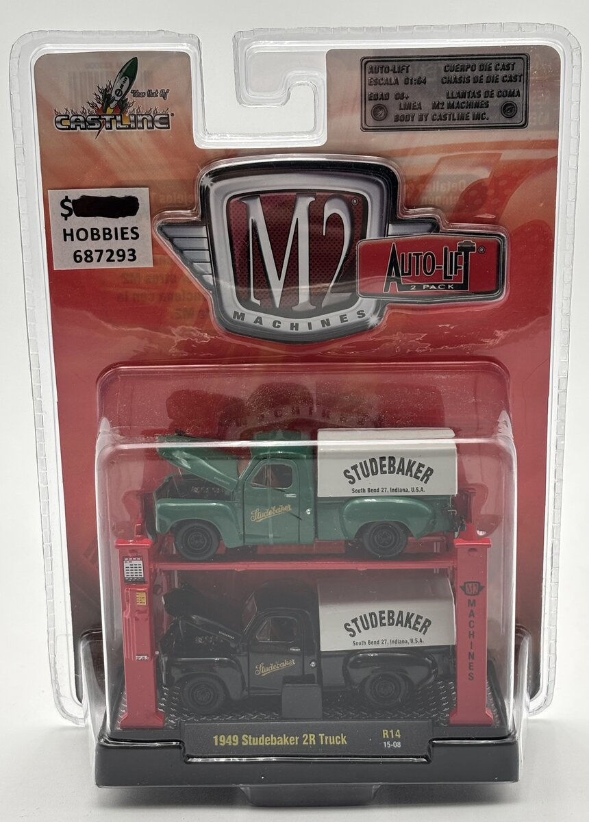M2 Machines 33000 1:64 1949 Studebaker 2R Truck R14 15-08