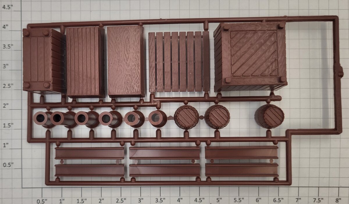 Lionel 30077-35X Brown Animated Gondola Crate Load